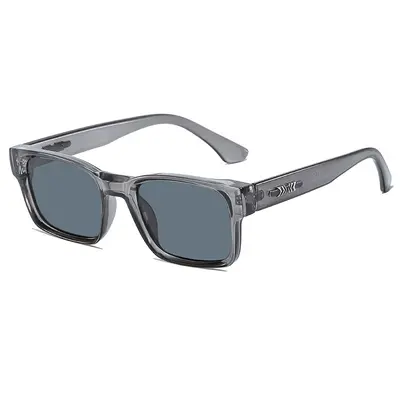 Retro Square Minimalist Unisex Sunglasses - 5