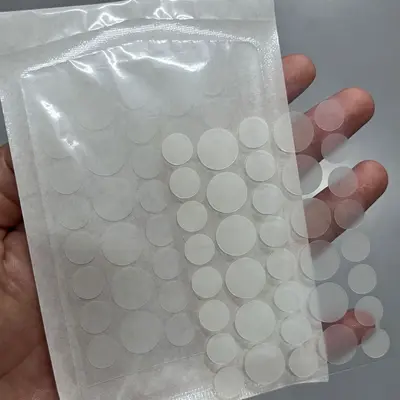 Üreticinin hazır hidrokolloid şeffaf esansiyel yağ sivilce yaması görünmez kapatıcı makyaj yaması pus emici sivilce yaması su geçirmez ve nefes alabilir - 10