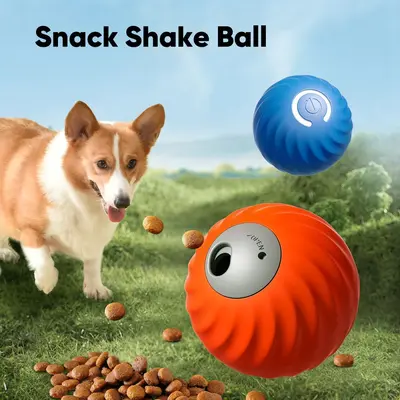Electric Smart Cat Toy, Leaking Food Ball with Rolling Motion for Cats and Dogs - 3
