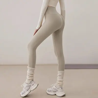 Damen High-Waist Yogahose nahtlos - 8