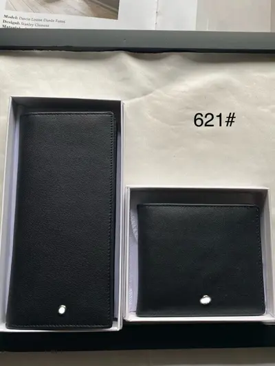 Langbrieftasche aus echtem Rindleder, 13 Kartenfächer - 1