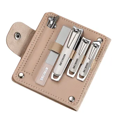 Deutsches Präzisions-Nagelschere-Set für Herren und Damen mit Nagelzange, Nagelschneidewerkzeug, Fußpflege, Maniküre-Werkzeugset für den Hausgebrauch, Schrägeschnitt, komplettes Set