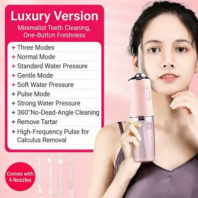 Elektrikli oral irrigatör, taşınabilir, zahnsteinentferner - 8