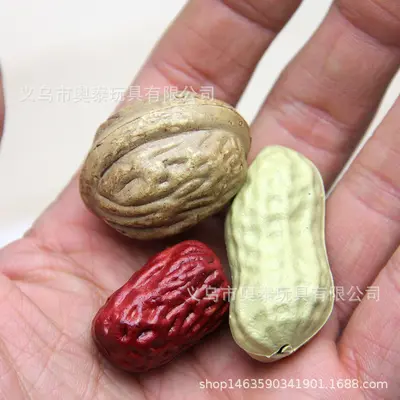 Plastic Simulated Walnut Model, Fake Dried Fruit Prop for Food Photography