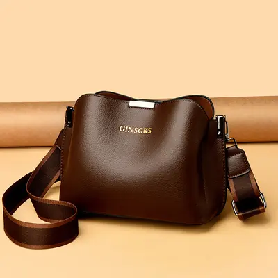 2025 Light Luxury Women's Crossbody Bag, Soft Leather Large Capacity Shoulder Bag - 4
