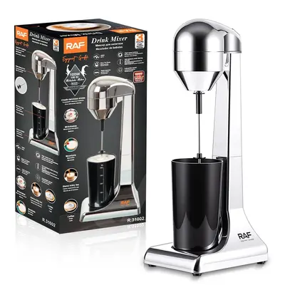 RAF Electric Stainless Steel Milk Frother, European Standard
