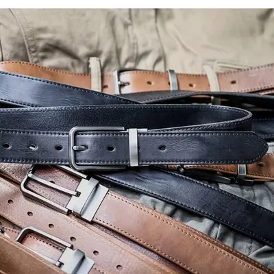 El Yapımı Üst Katman Sığır Derisi Kemer Vintage Bitki İşlemi Saf Sığır Derisi Iğne Toka Erkek İş Pantolonu Antikleştirilmiş Gerçek Deri Pantolon Kemeri - 6