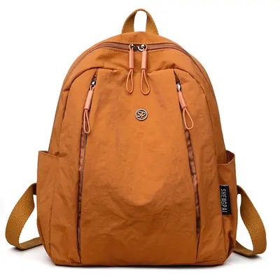 Unisex Waterproof Oxford Nylon Multi-Pocket Backpack - 9