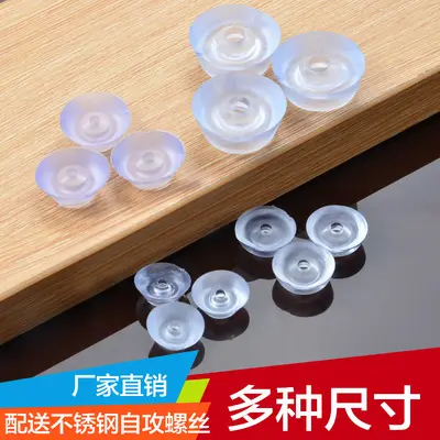 Halbrunde Kunststoff-Antirutsch-Möbelgleiter, transparentes PVC