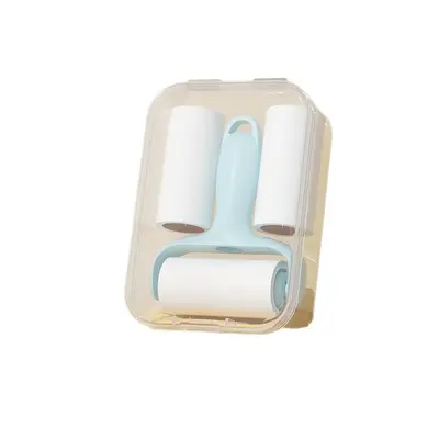Portable mini lint roller, high adhesion, tear-off refill
