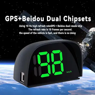 Aynalar arasında çok satan model] HUD araç evrensel head-up display GPS hassas konumlandırma KMH/PMH hız göstergesi