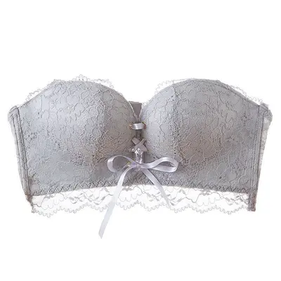 Women's Strapless Push-Up Bra, Anti-Slip, for Small Bust - 8