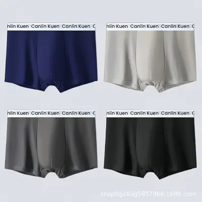 Men's Boxer Briefs Mid-Rise Seamless Plus Size - 10