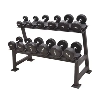 Dumbbell Set with Storage Rack