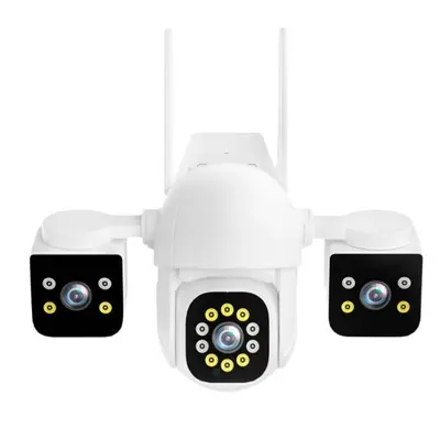 三镜头摄像头390eyes高清夜视wifi摄像头手机远程对话监控摄像头 - 9