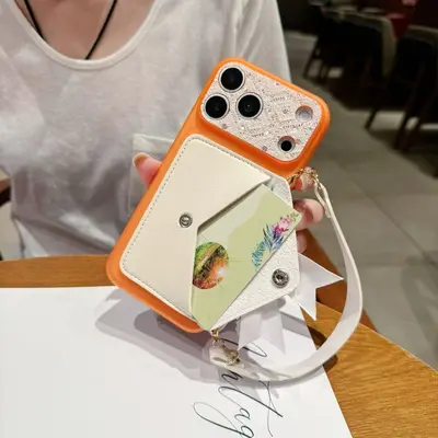 iPhone 18/17 Pro Max kılıfı, kelebek yay cüzdan tarzı - 9