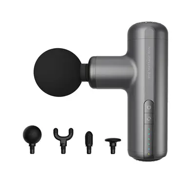 Quiet Fascia Massage Gun with Long Battery Life and Multiple Heads - 7
