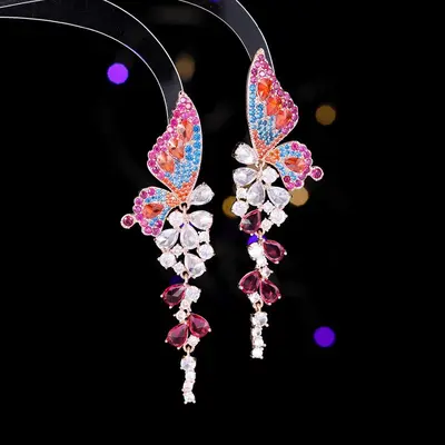Vintage-Ohrringe geometrisch, 925er Silber, Ethnic-Stil - 12