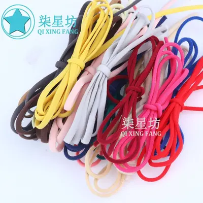 Colorful Elastic Round Cord, 0.3-0.5 Bra Strap and Shoelace