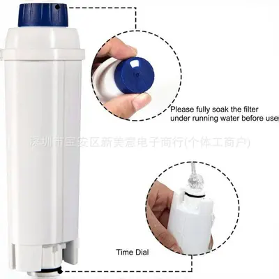 Ersatzfilter DLSC002 für Delonghi-Kaffeemaschinen, Aktivkohle aus Kokosnussschale