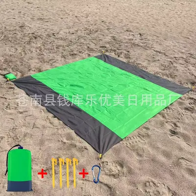 Yeni Açık Kamp Plaj Mat Su Geçirmez Katlanabilir Cep Piknik Mat Plaj Kamp Polyester Ekose Kumaş Zemin Mat - 10
