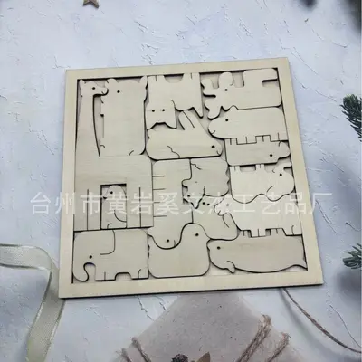 Çocuklar için DIY 3D Hayvan Yapboz Boyama Seti