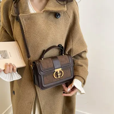 2026 Women's Retro Small Square Bag, Single Shoulder or Crossbody - 4