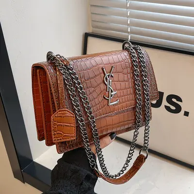 Women's 2026 Retro Chain Single-Shoulder Crossbody Bag - 8