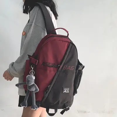 Men's Backpack 2024, Korean Style High School Bag, Large Capacity - 4