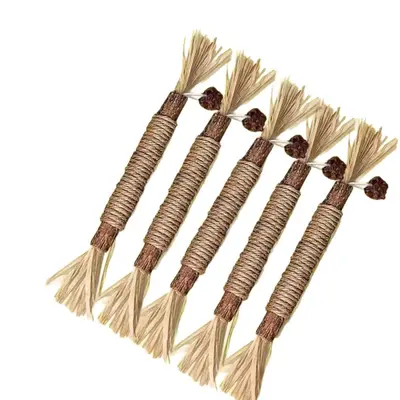 Silvervine Cat Toy with Teeth Cleaning Function, Chew-Resistant Teaser Wand - 6