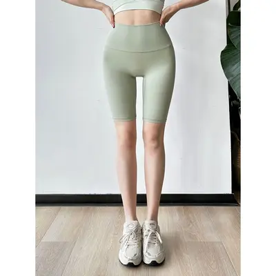 Kadın yoga pantolonu, yüksek belli, kalça kaldırmalı - 9