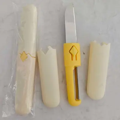 Çift başlı meyve bıçağı, 2 in 1 soyucu, premium kalite - 7