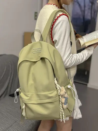 Campus-Style Student Backpack for Girls and Boys, Middle and High School - 6