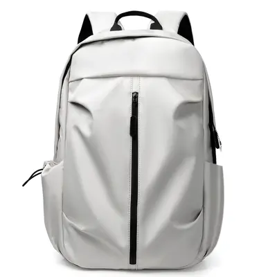 Korean-Style Unisex Backpack with Laptop Compartment, Lightweight, Large Capacity - 7
