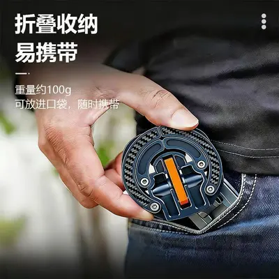 Çapraz Sınır Yeni Model Alaşım Manyetik Emici Telefon Tutuşu Masa Üstü Çok Fonksiyonlu Evrensel Çift Yüzlü Taşınabilir Katlanır Telefon Tutuşu - 4