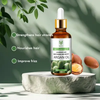 Argan yağı saç bakım yağı, saçları yumuşatır ve kabarmayı önler, 50 ml - 4