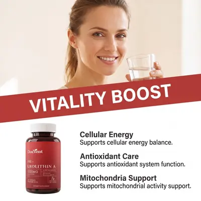DOCTEAT Body Energy Supplement Capsules, Gentle Formula