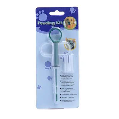 Press-Type Pet Pill Dispenser, Syringe for Dogs and Cats
