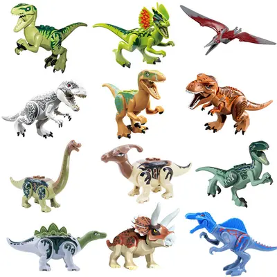Dinosaur Building Block Set, 16, 18 and 20 Styles, YG77001 Series - 10