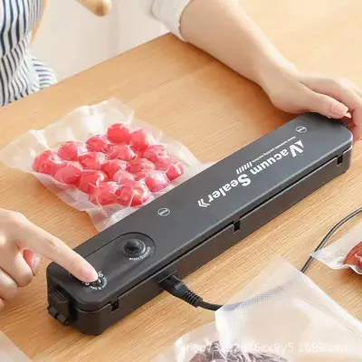 Sınır Ötesi Küçük Ev Tipi Vakum Paketleme Makinesi Otomatik Taze Saklama Mutfak Gıda Vakumlu Ambalaj Makinesi Fabrikası - 7