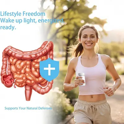 Probiotic Gut Health Tablets 100 Pieces with Fish Oil and Vitamins - 5