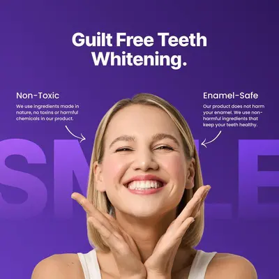 Dr dent Purple Teeth Whitening Strips - 5