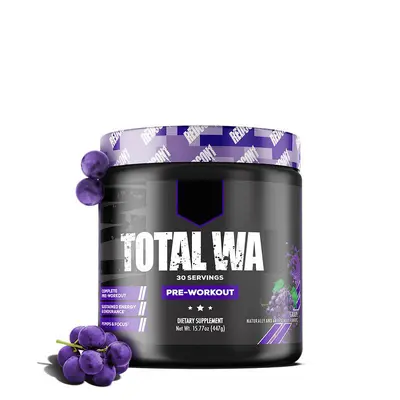 Total Wa Pre-Workout Powder, Blood Flow Support, TK, Multiple Flavors - 3