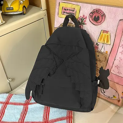 Flügel-Rucksack, leicht, schlichtes Design, Schulrucksack - 9