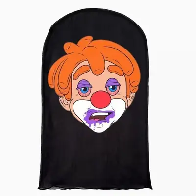Funny Parody Knit Full Face Mask with Internet Celebrity Expression - 11