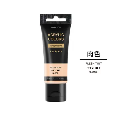 Qiaoergonei 75ml Acrylfarbe Set, 30 Farben, wasserfest - 13