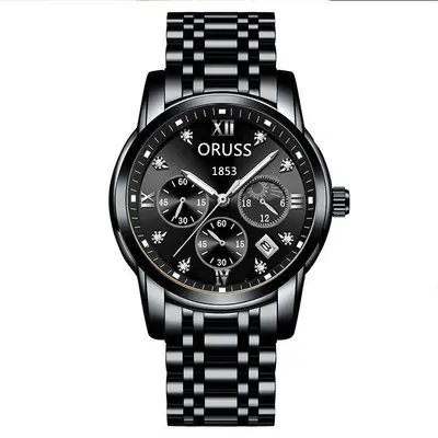 Swiss automatic men's watch, waterproof, luminous, calendar function - 9