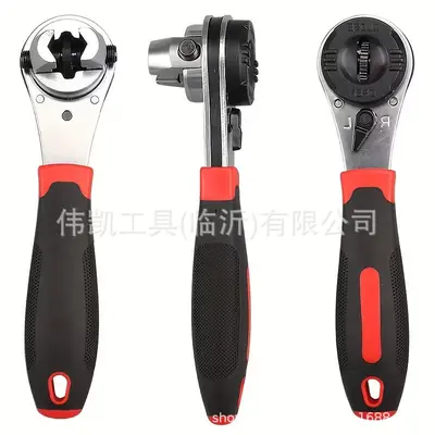 Ayarlanabilir Cırcırlı Açık Uçlu Anahtar 6-22 mm Çok Fonksiyonlu El Aleti