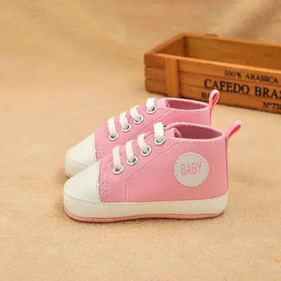 Soft Sole Non-Slip Baby Shoes, Newborn Pre-Walker Shoes