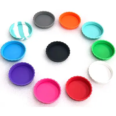 Reusable Silicone Cola Lid for Soda Bottles and Cans, Leak-Proof